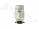 Pneufit with straight coupling PC4-01 for, among others, E3D-V6